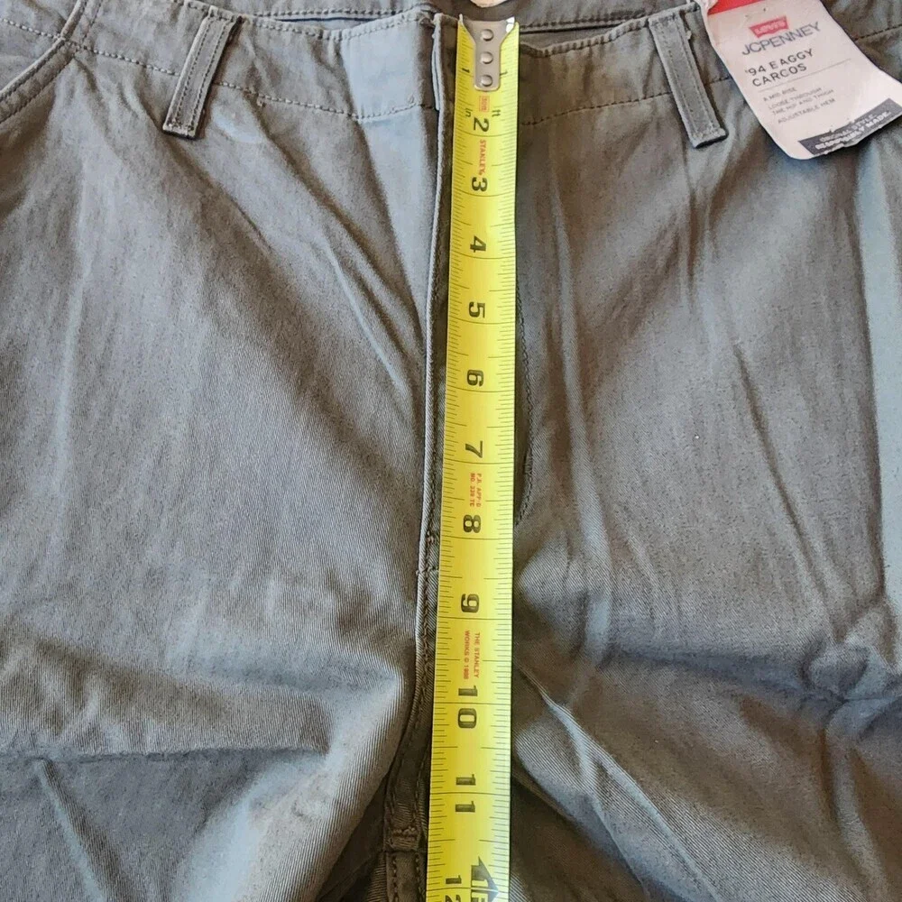 Levi's '94 Baggy Cargo Pants Mens 32 Green Adjustable Hem Workwear